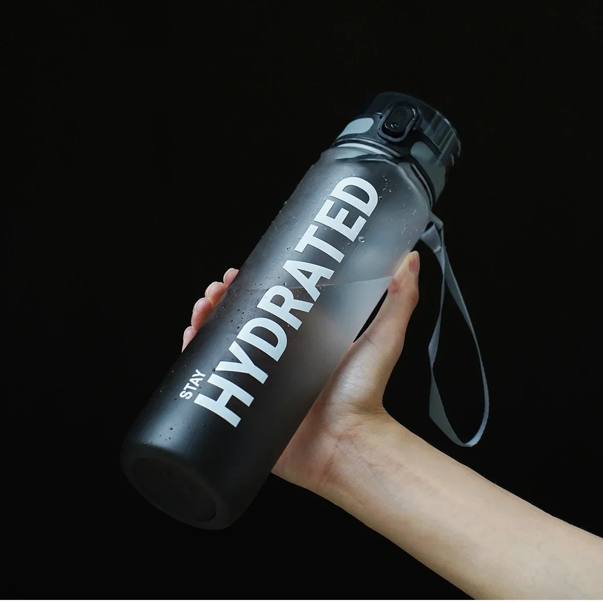 32oz Motivational Leakproof Sports Water Bottle