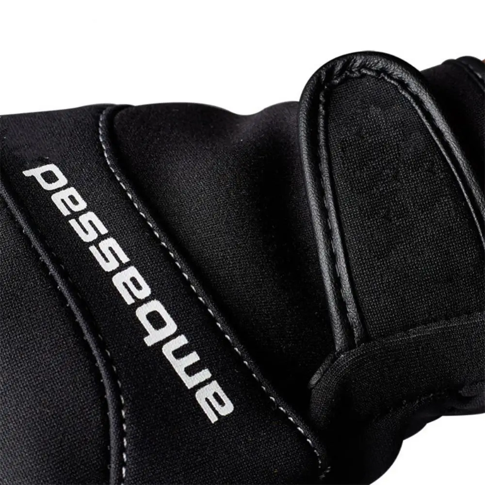 Garcia Gloves Fishing Gloves Three Fingers Cut Lure Anti-Slip Leather Outdoor Sports Cycling Fingerless