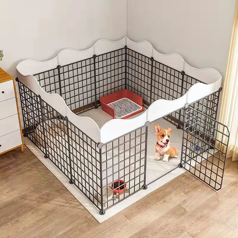 

Pet Fence, Dog Fence, Indoor Toilet, Small and Medium-sized Dog Kennel, Free Combination, Household Isolation Dog Cage