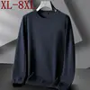 8XL 7XL 6XL 2023 New Fall Winter High End Cashmere Sweater Men Long Sleeve O-Neck Mens Pullover Sweaters Keep Warm Pull Homme 1