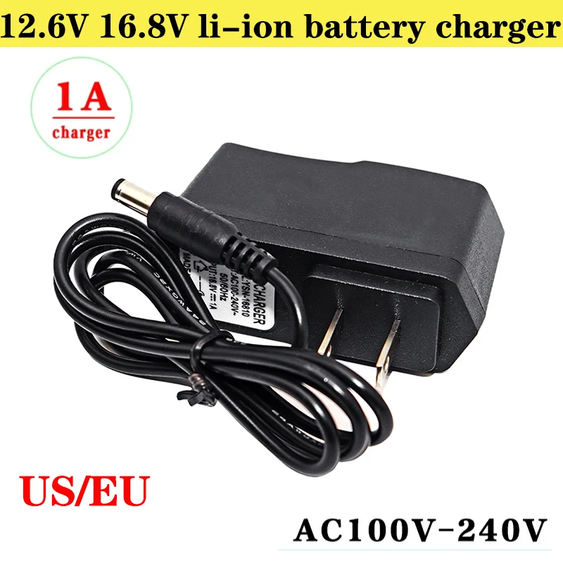 Ac 110-240V Dc 12 V 14.8V 12.6V 16.8V Per 1A Led Light Strip Adattatore Universale 12 V 14.8V Volt Converter Alimentatore 1A Caricabatterie