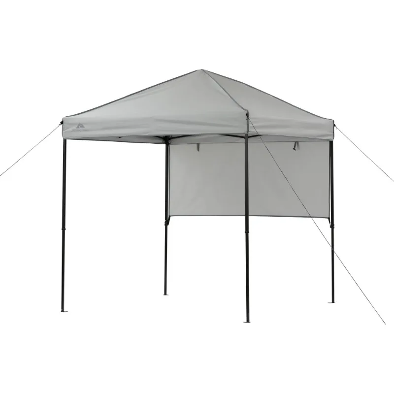 Ozark Trail 6' X 6' Gray Instant Outdoor Canopy with UV Protection Gazebo  Canopy  Tents for Events Garden Gazebo