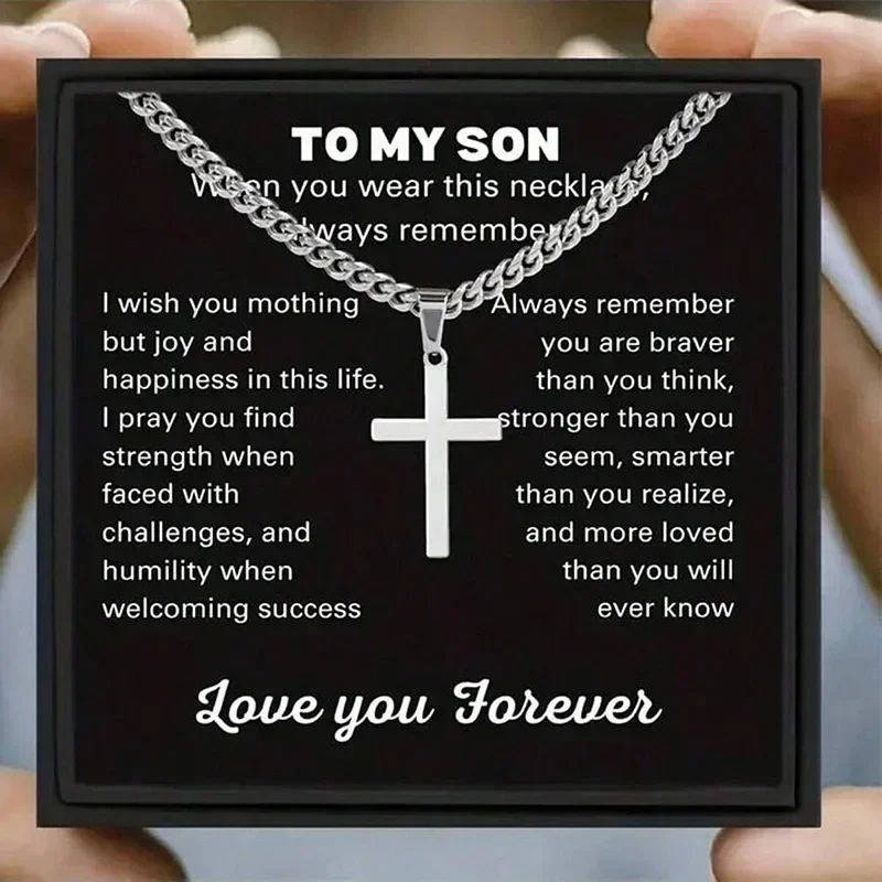 925 Sterling Silver Cross Necklace for Men Women 5mm Stainless Steel Durable Cuban Crucifix Pendant Necklace Jewelry pendant necklace silver necklace silver pendant