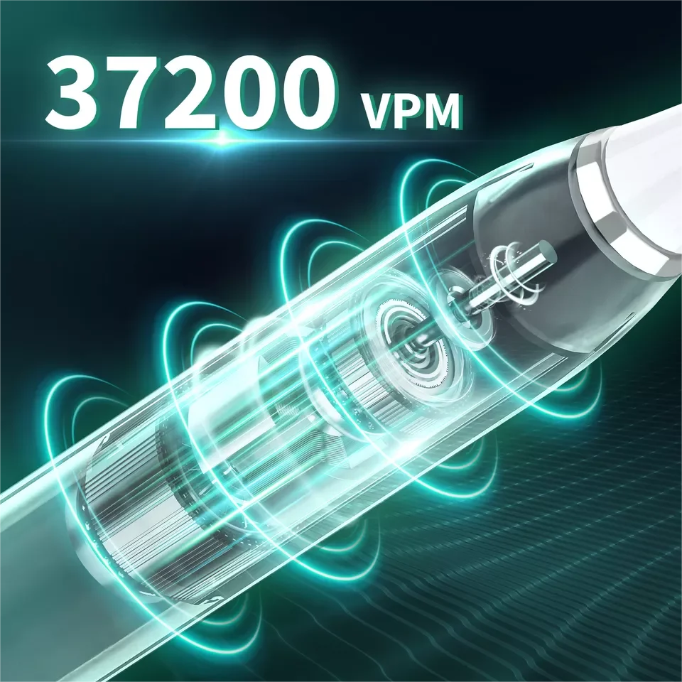 Sonic Expert Clean Electric Toothbrush Rechargeable High Power Vibration 12 Brush Heads 5 Modes electric toothbrush