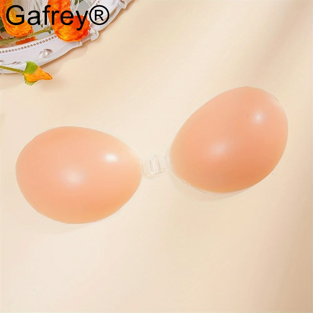 

Seamless Silicone Nipple Covers, Strapless Invisible Self-adhesive Breast Lift Pasties,Push Up Self-Adhesive Bra