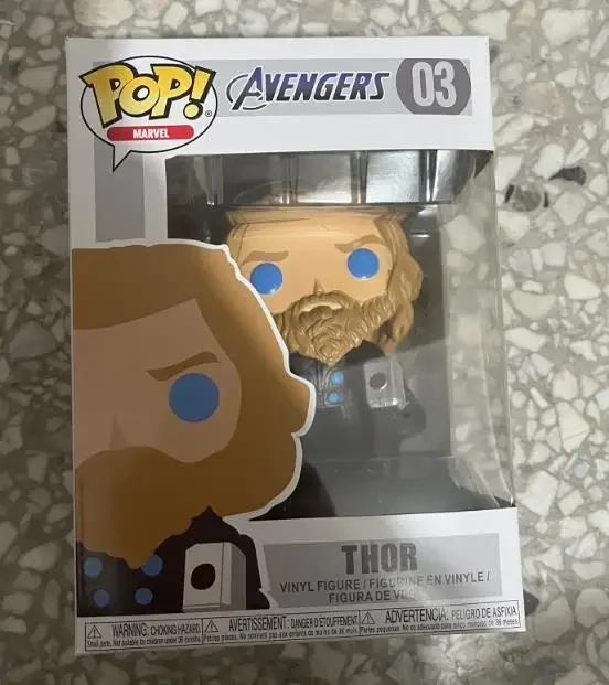 thumbnail image 4 of Funko Pop Marvel STAN LEE 03# Thor 03# Capitán América 41# Golden Iron Man 384# Figura de acción de vinilo Colección Modelo Muñecas Juguetes, 4 of 5