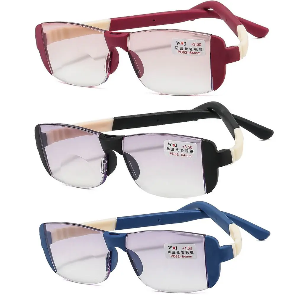 Reading glasses TR Magnetic Therapy Rimless Anti-Blue Bifocal
