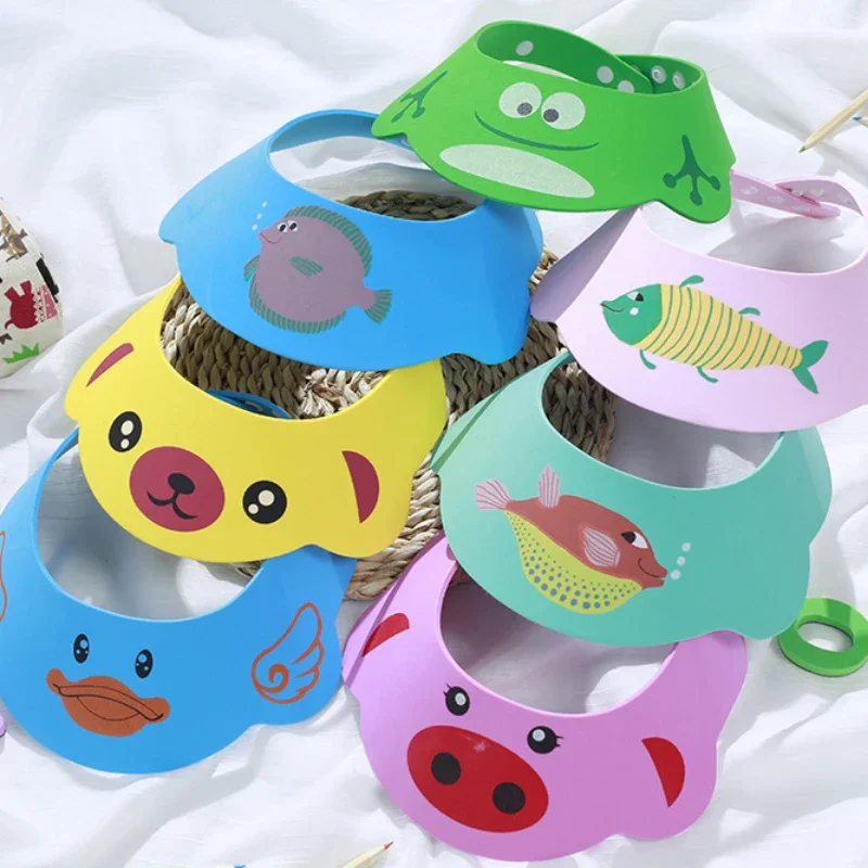 Baby Shampoo Cap Kids Shower Cap Bath Shower Hat Bathing Visor Wash Hair Shield Hat Newborns Bebes Children's Protect Eyes Hair