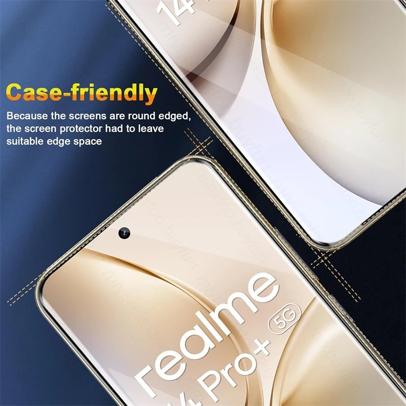 Premium 4-Pack 19D Curved Tempered Glass Screen Protector