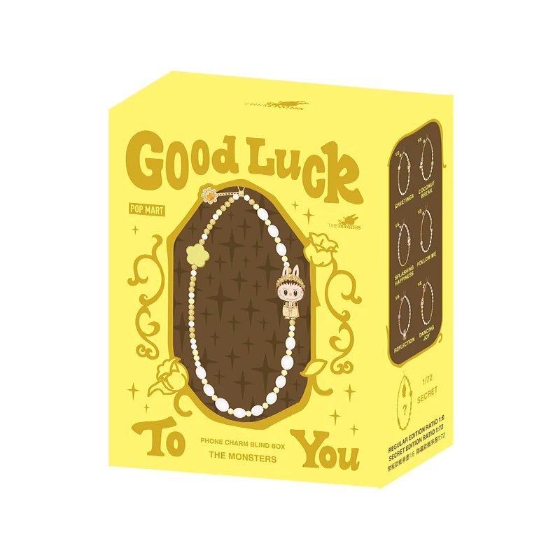POPMART Good Luck To You タイ ラブブ フォンチャーム POP MART THE MONSTERS GOOD LUCK TO YOU-Phone Charm Blind Box