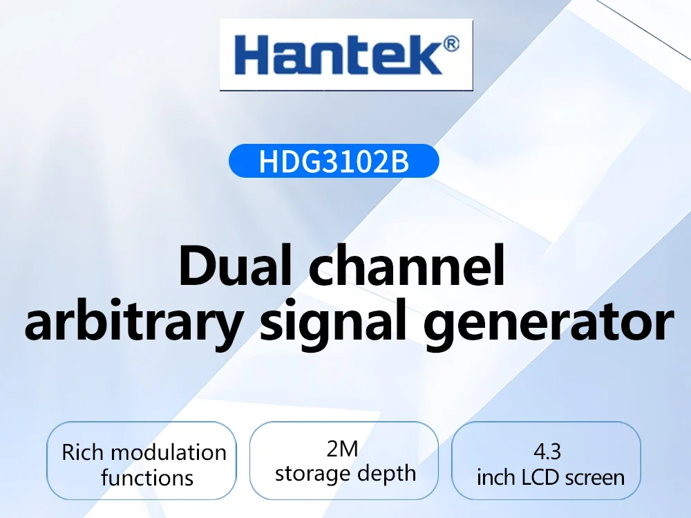 Hantek 2-channel signal generator arbitrary waveform pulse function harmonic fre