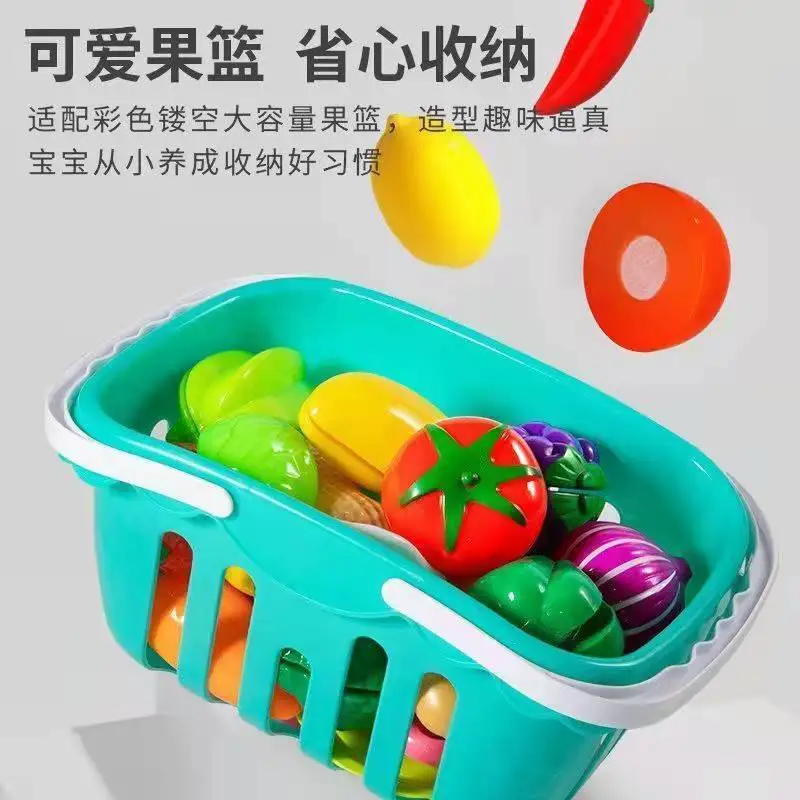 

Pretend Play Toys Plastic Food Cutting Fruit Vegetable Pretend Play Children Kitchen Toys Montessori Learning Educational Toys