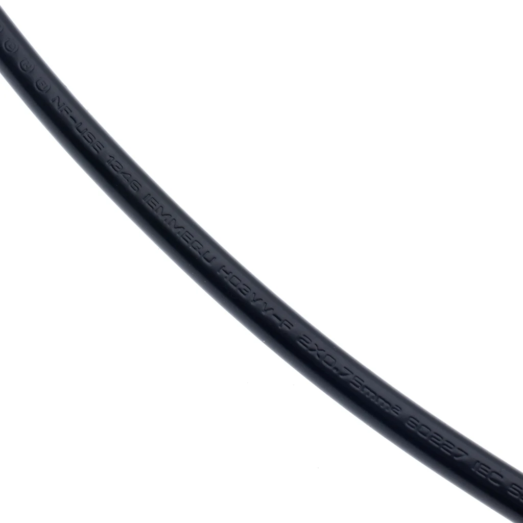 Right-Angle European Schuko to IEC C7 Power Cable