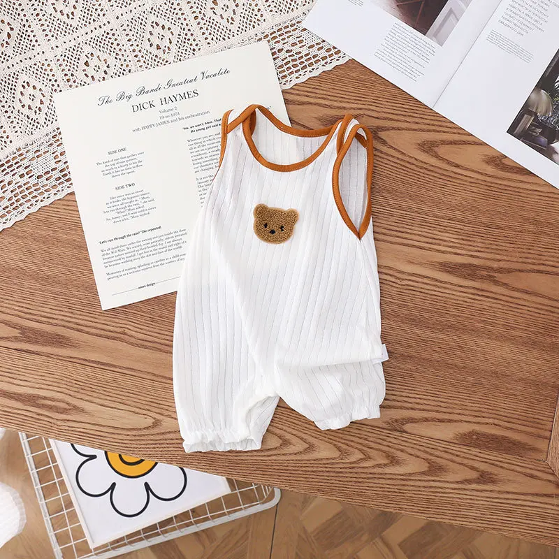 Sleeveless Baby Romper Jumpsuit for Summer