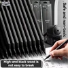 10Pcs 2BHB Wooden Pencils Simple Black Standard Pencil Korean Stationery Writing Sketch Drawing Tools Kids Gifts Office Supplies 1
