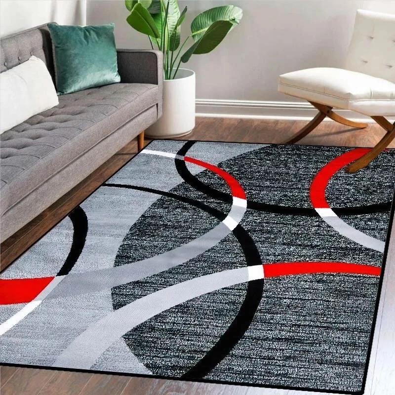 Luxury Nordic Carpet Living Room Geometry Decoration Large Rug Home Sofa Side Floor Mat Rooms Decor Soft Carpets tapis salon 카페트 4