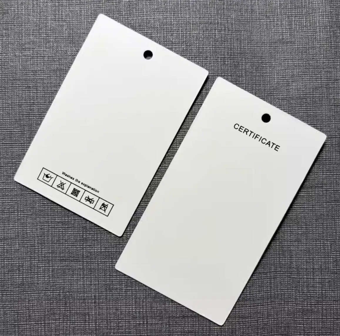 500pcs/lot Hang Tags/hangtag/Clothing paper sewing tag/garment bag printed tags