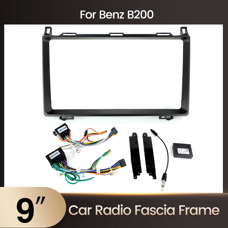 

Car radio dashboard Frame For Mercedes Benz B200 A B Class W169 W245 Viano Vito W639 Sprinter W906 Frame Panel Trim Kit