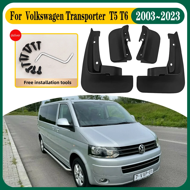 Car Mud Flaps For Volkswagen VW Transporter Multivan T6 T5 2003~2023 Car Splash Front Rear Fenders - AliExpress