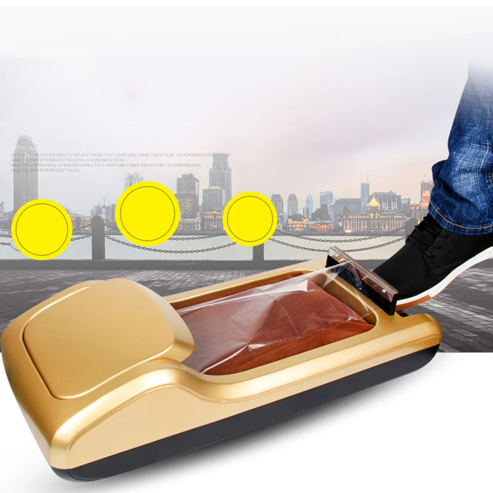 Disposable Shoe Covers 1 Roll Strong Adhesive Transparent Plastic Film for Home Automatic Shoe Covers Dispenser