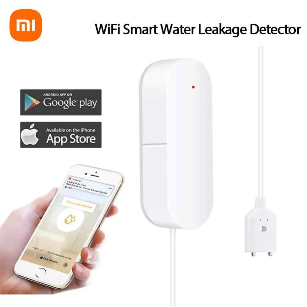 WiFi Water Level Sensor Leakage Alarm Flood Leak Detector Smart Home APP Water Alert Overflow Alarm Security for Xiaomi boiler water level sensor