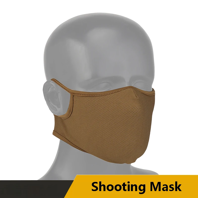

Высокоэластичная ткань + силиконовая маска для стрельбы воздухопроницаемость комфорт для кожи дружественная Съемная Пылезащитная ветростойкость