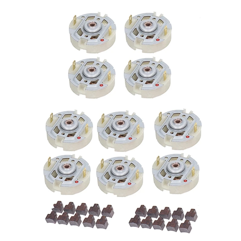 

10Pcs Carbon Brush With Holder Motor Brush For Drill Driver Electric Screwdriver