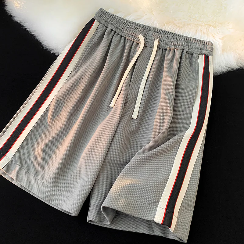 Shorts Mens 2023 Pants Korea Fashion Clothing New Summer Mens Sweatpants Streetwear Beach Short Pants For Men Wide Leg Pants
