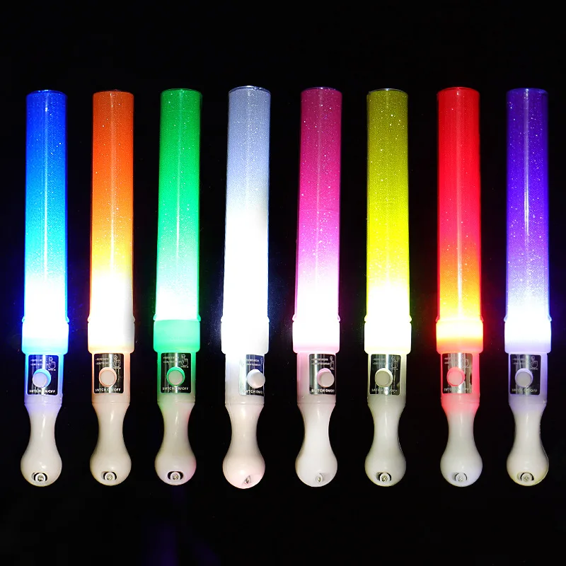 Led Glow Stick Heart Star Shape Luminous Concert Cheering Tube Party Light  Stick