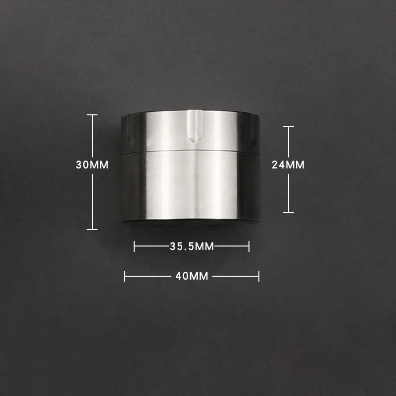 Durable Titanium Alloy Waterproof Medicine Storage Canister