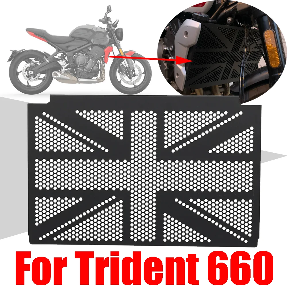 

For Triumph Trident 660 Trident660 2021 2022 Motorcycle Accessories Radiator Guard Protector Grille Grill Protection Cover Parts