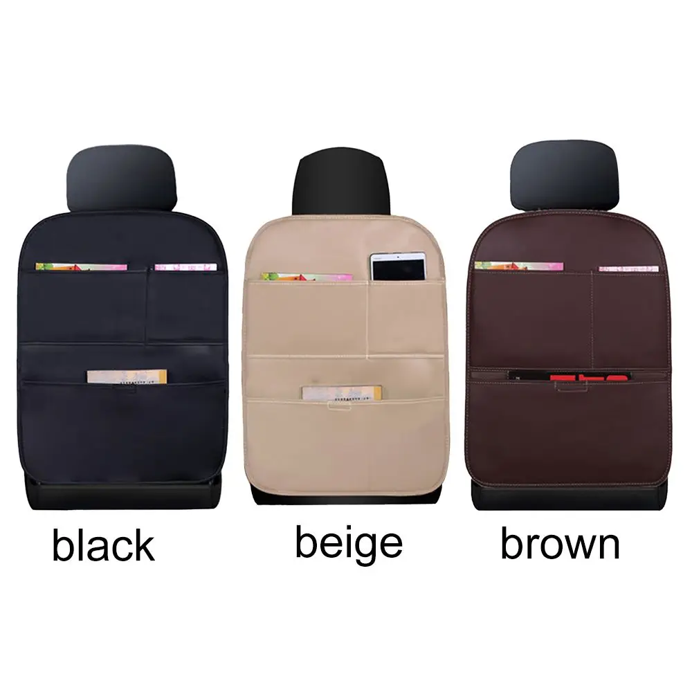 New Anti-kick Mat Case Backrest Cover Organizer Pocket Children Kick Pad Car Seat Back Protector Auto Storage Bag