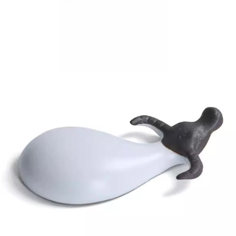 Tea Pet Opening The Ru Kiln Can Be Used for Nourishment Tea Table Decorations Chinese Style Handmade Ice Cracked Ceramic Tea Toy