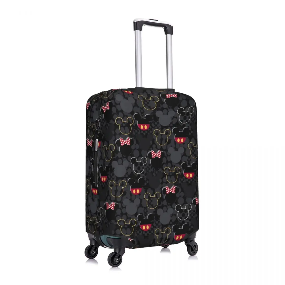 Mickey Mouse Graffiti Suitcase Cover Travel Protection Holiday Strectch Luggage Accesories 2