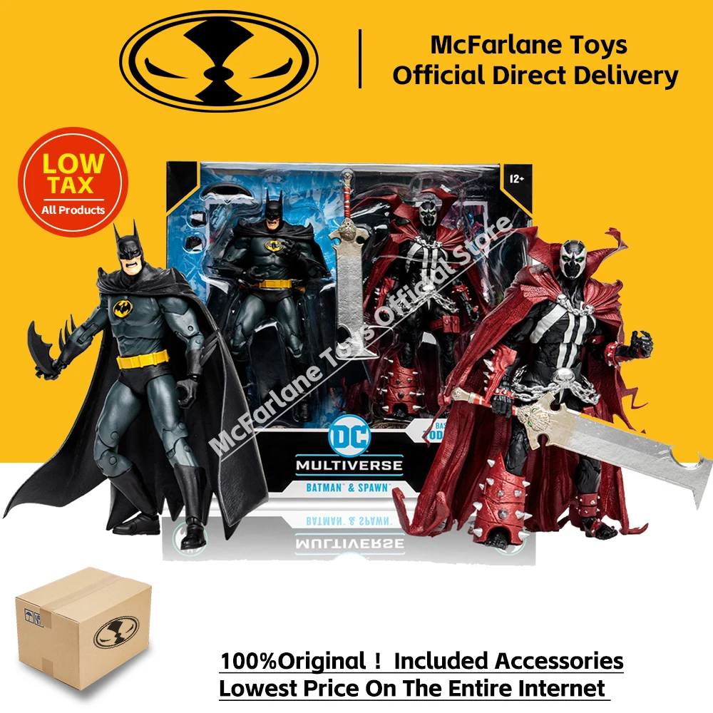 

Mcfarlane Toys Batman & Spawn (Based on Comics by Todd McFarlane) 7" Figures 2-Pack
