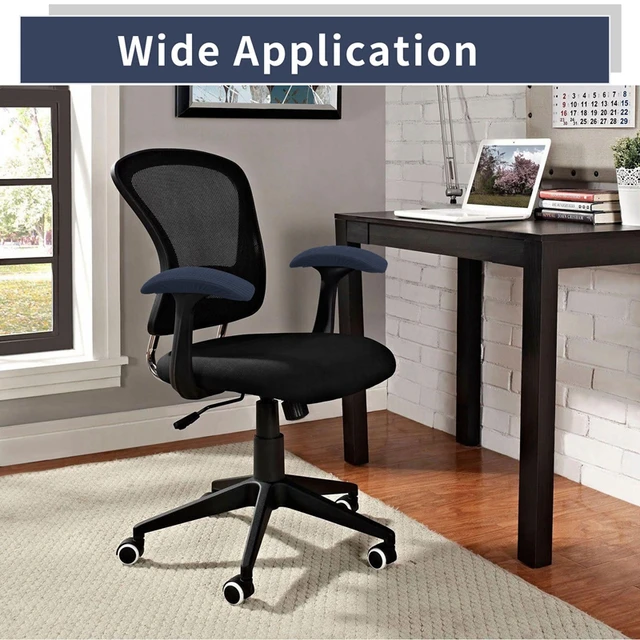 1 Pár, Szilárd Színű Szék, Kartámasz Fedele Elasztikus Csúszós Porfedő Szék Könyök Kar Mosható Iroda Számítógép Borítás 의자 커버 - Image 4