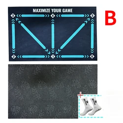Enhanced Football Training Dribble Mat - Non-Slip, Foldable for Indoor and Outdoor Use, Suitable for Kids and Adults (B Mat with Socks)