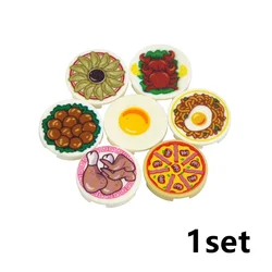 Mini Food Building Block Figures: Creative Toy Set with Bread, Fish, Fruit, and More (Food AK05)