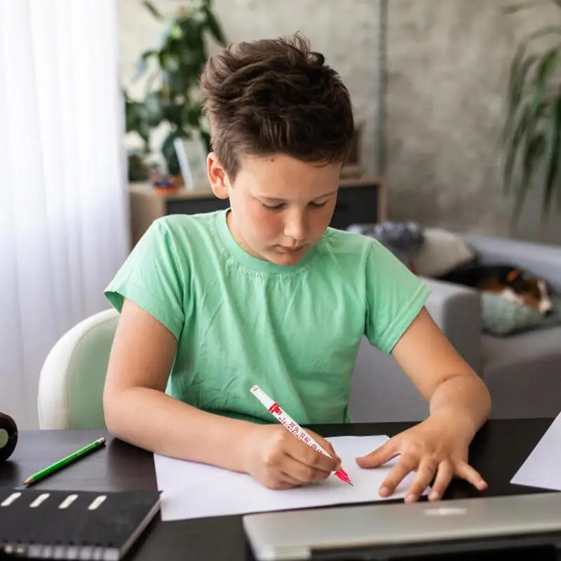 라인 모양 하이라이터 펜, 멀티 컬러 롤러 팁, 커브 라이너 마커, 노벨티 문구, 학교 그래피티 아트 펜, 6 개