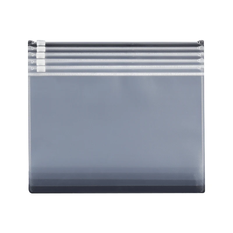 Transparent Waterproof Zipper File Bag Set