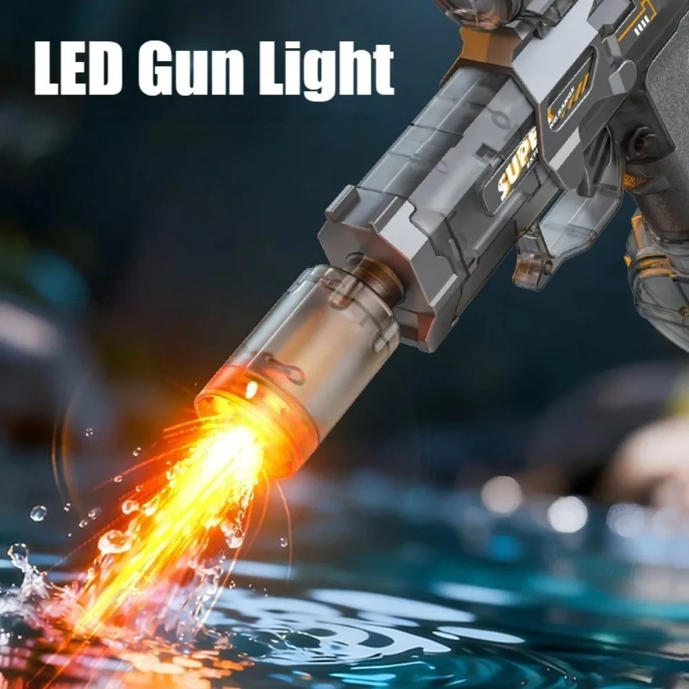 Elektrische Wasserpistole Mit Rückstoß Und Led Lichteffekten_voghion.com