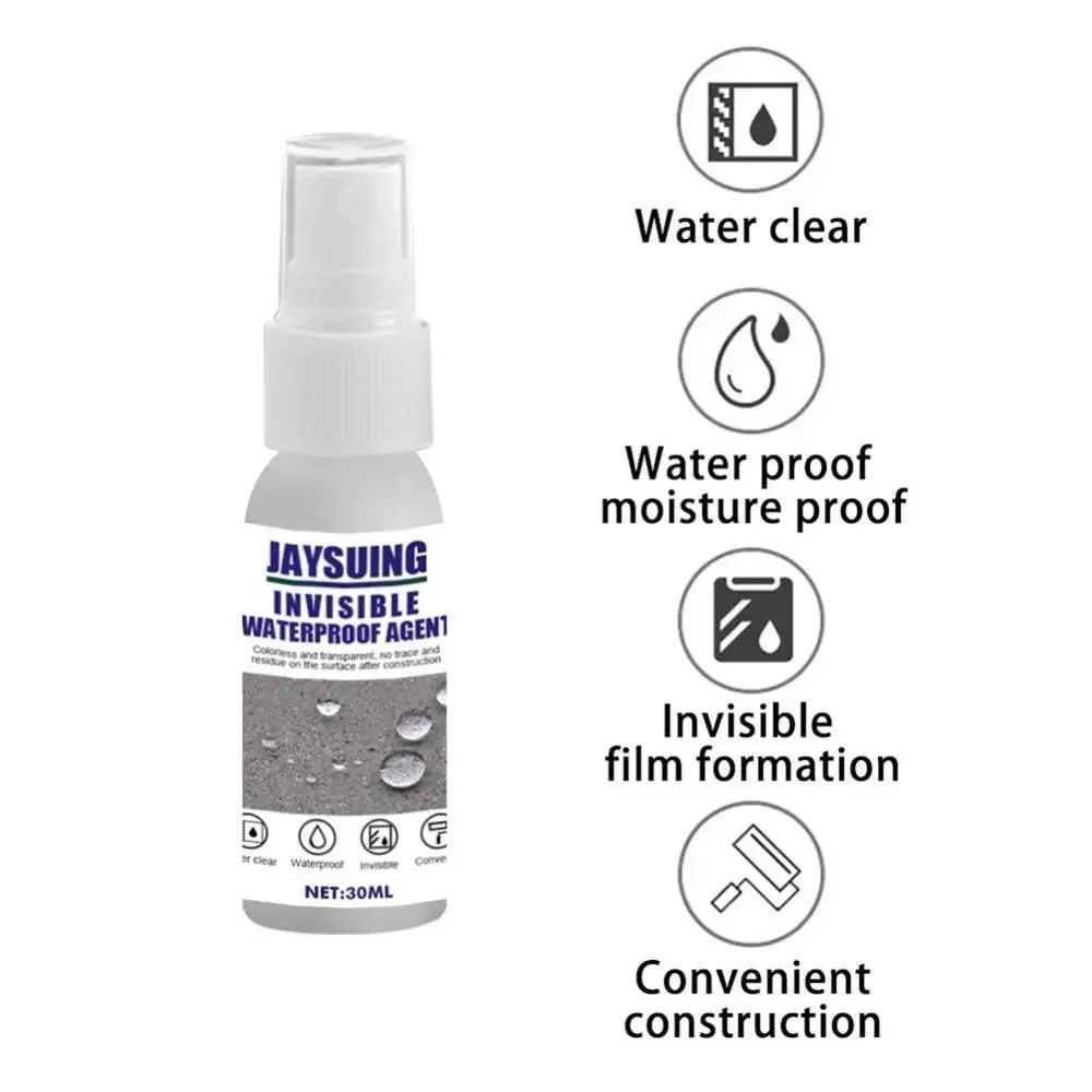 

Waterproof glue spray 30/100ml Nano Invisible Waterproof Glue Agent Spray Roof Leakproof Penetrating Proof Spray