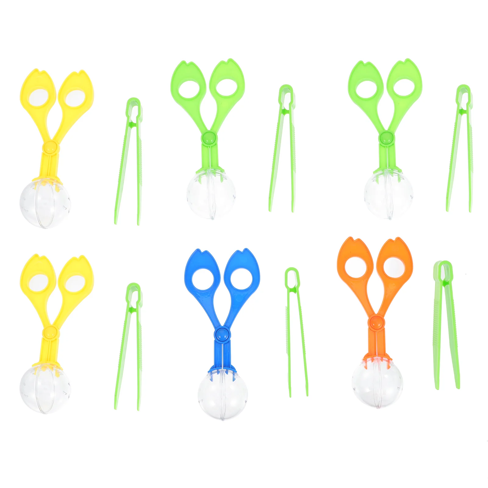 

6 Sets of Bug Insects Catcher Scoopers Tongs Tweezers Multifunctional Bug Set for Kids Outdoor Nature Exploration Toys