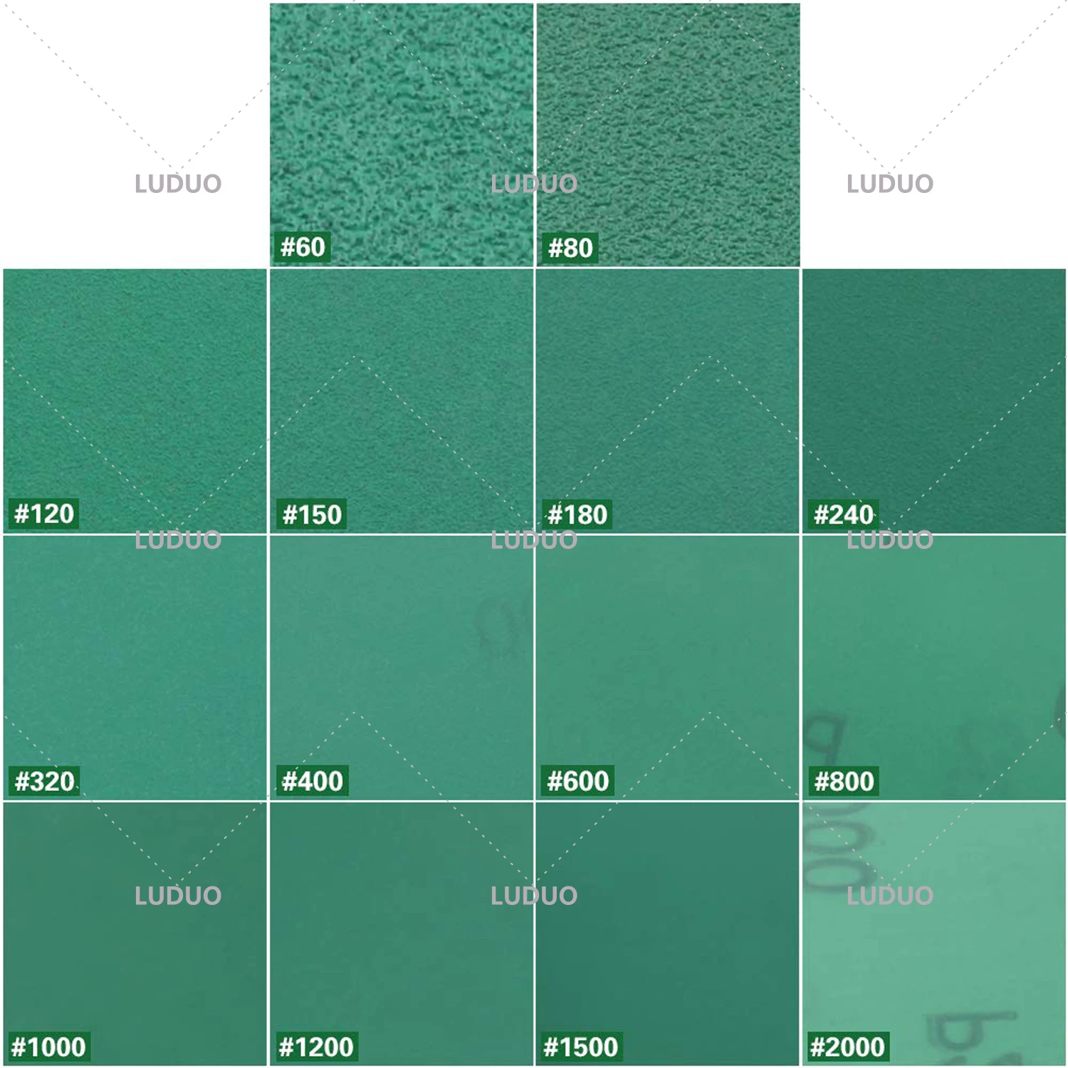 Wet Dry Sandin 60-2000 Grits Hook and Loop Polyester Film Sandpaper Sanding Disc Abrasive Polishing Tools 10Pcs 5inch 8 Holes