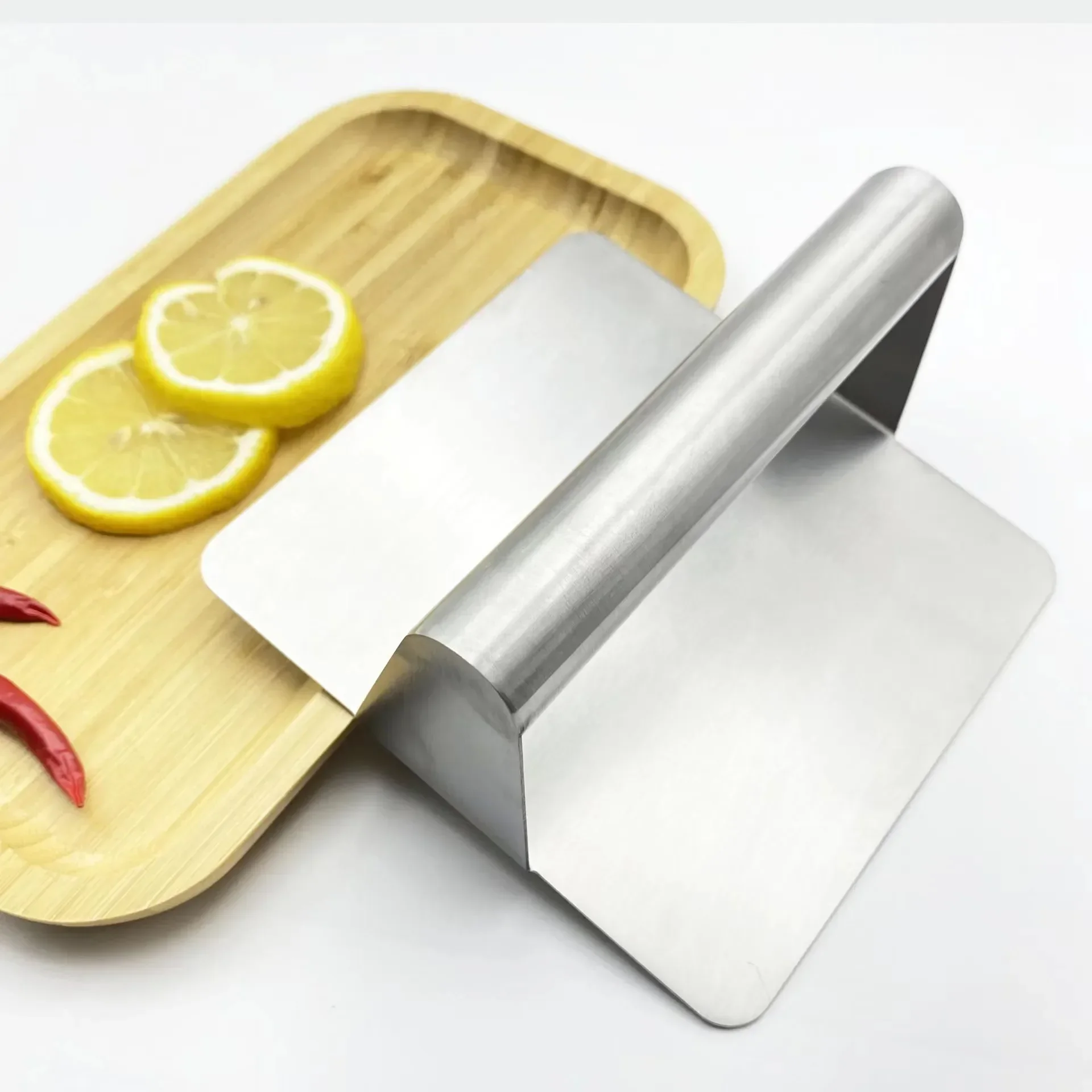 430 Stainless Steel Kitchen Tool Burger Meat Press Round Square Burger Kitchen Tool Meat Press Non stick