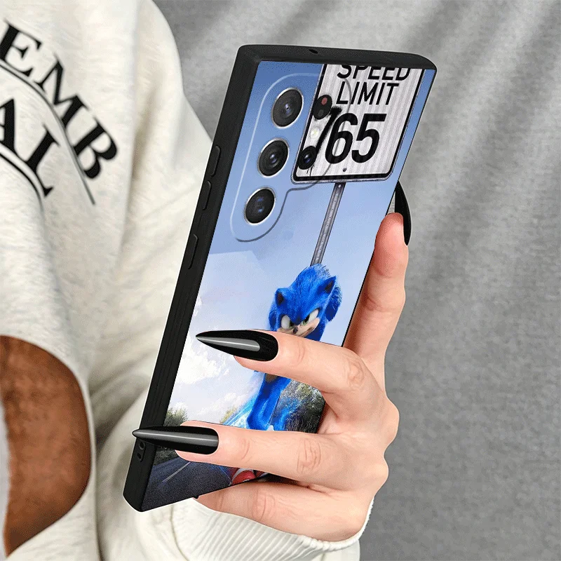 Super S-Sonics Cartoon Customized Phone Case with Edge Pattern