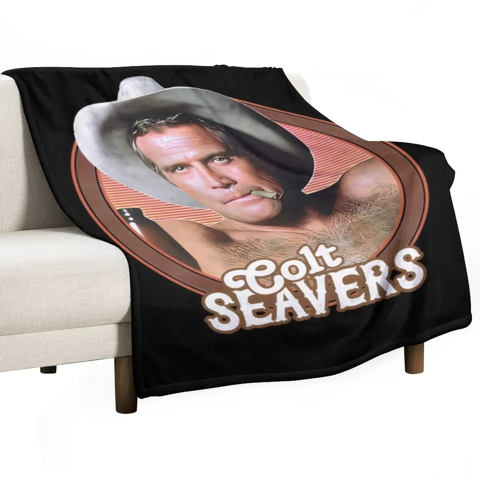 

The Fall Guy - Colt Seavers Throw Blanket wednesday Travel Blankets