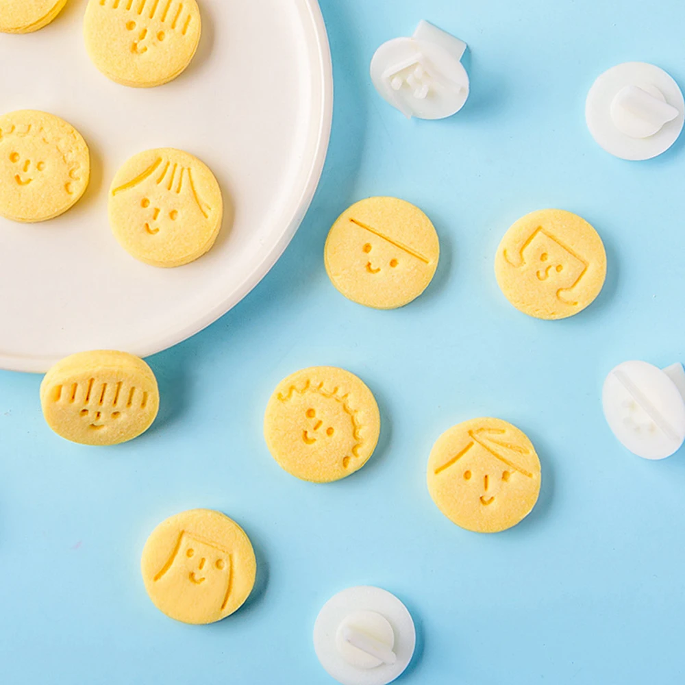 Baking Mold Cookie Mould Cookie Printing Mold 11pcs/set Cute Smiling Face Expression Cookie Mold DIY Baking Tools