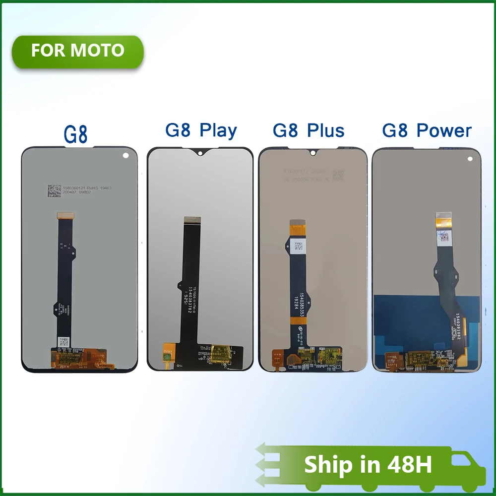 AAA + для Motorola Moto G8 Play G8 Plus G8 мощный ЖК-дисплей с сенсорным экраном дигитайзер в сборе XT2019 XT2015 XT2045 XT2041 ЖК