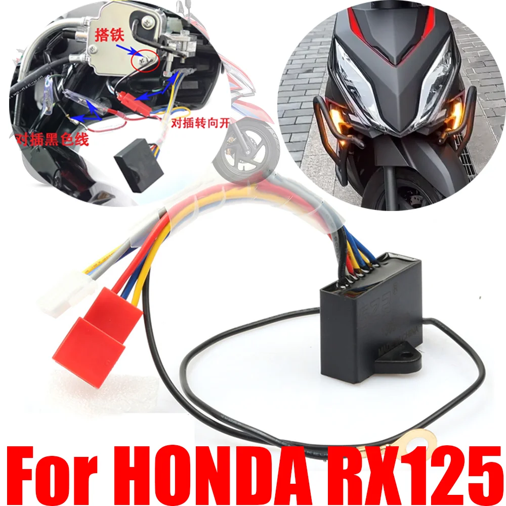 

For HONDA RX125 RX 125 Motorcycle Accessories Turn Signal Flasher Light Switch Blinker Double Flash Hazard Warning Function